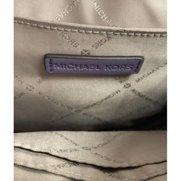 Michael Kors Jet Set Travel Medium NS Logo Stripe Crossbody Bag Purse - Picture 3 of 7